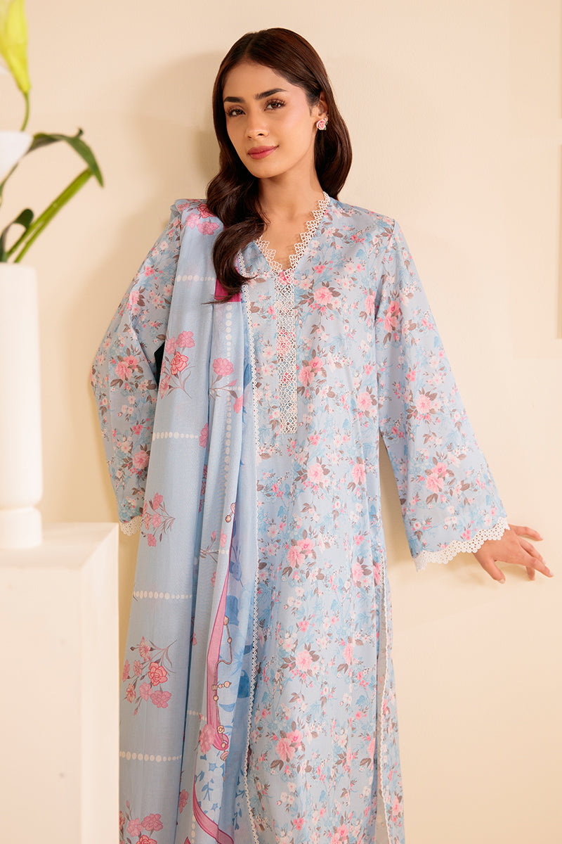 Cross Stitch | Daily Wear | MYSTIQUE BLUE by Cross Stitch - Designer Dress - Type: Casuals - Available at Libayah - 100% Original