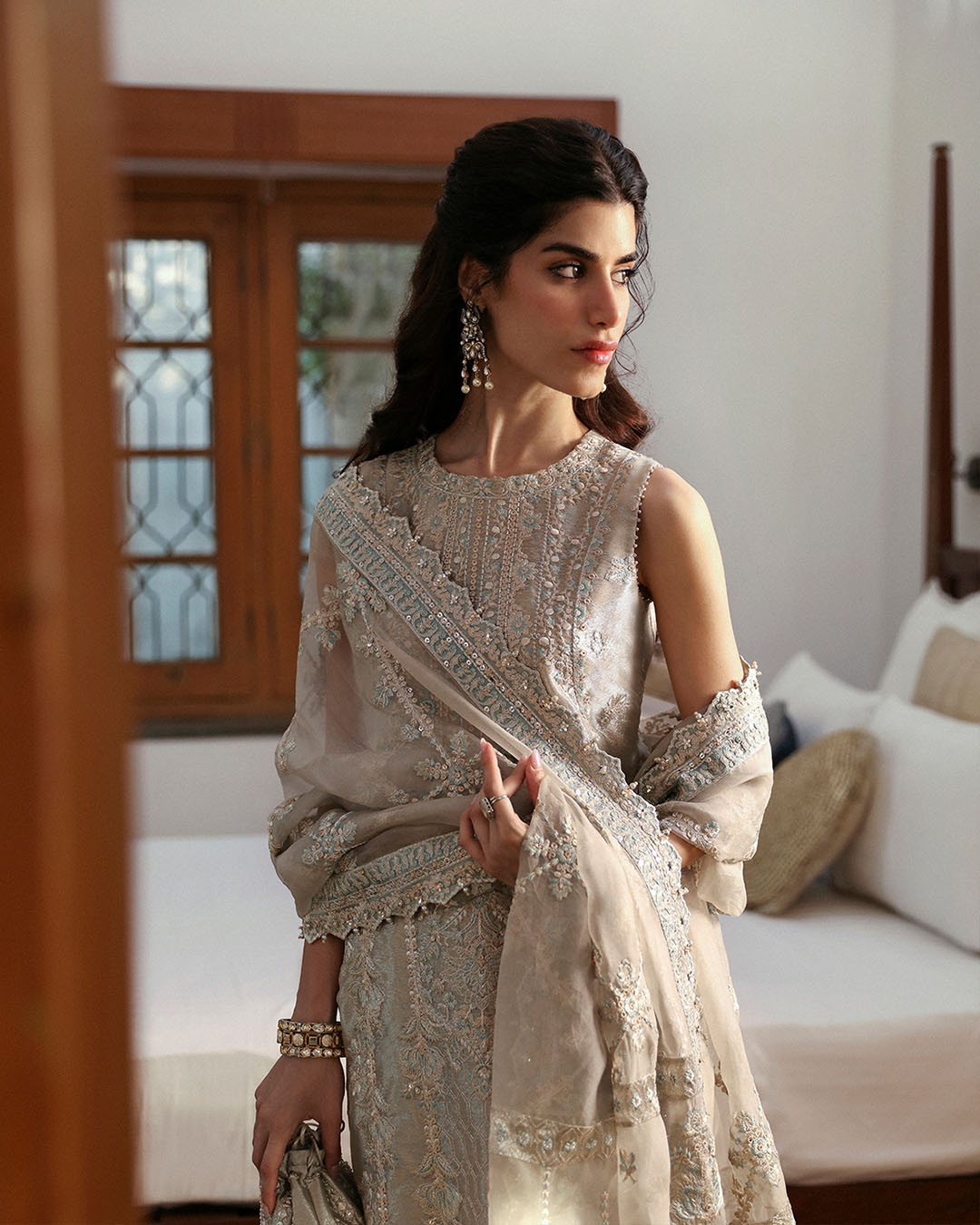 Faiza Saqlain | Mehermah Luxe Formals | Damaris by Faiza Saqlain - Designer Dress - Type: Ladies Clothes - Available at Libayah - 100% Original