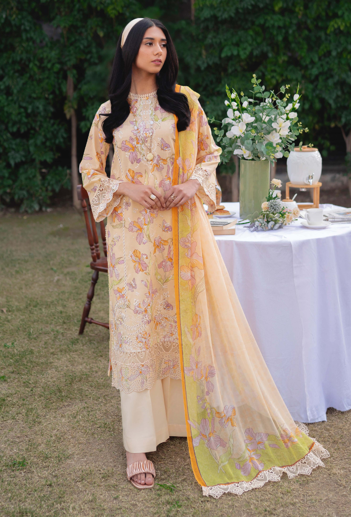 Humdum | Gardenia Lawn 24 | Printkari Lawn PLG 02 by HumDum - Designer Dress - Type: Ladies Clothes - Available at Libayah - 100% Original