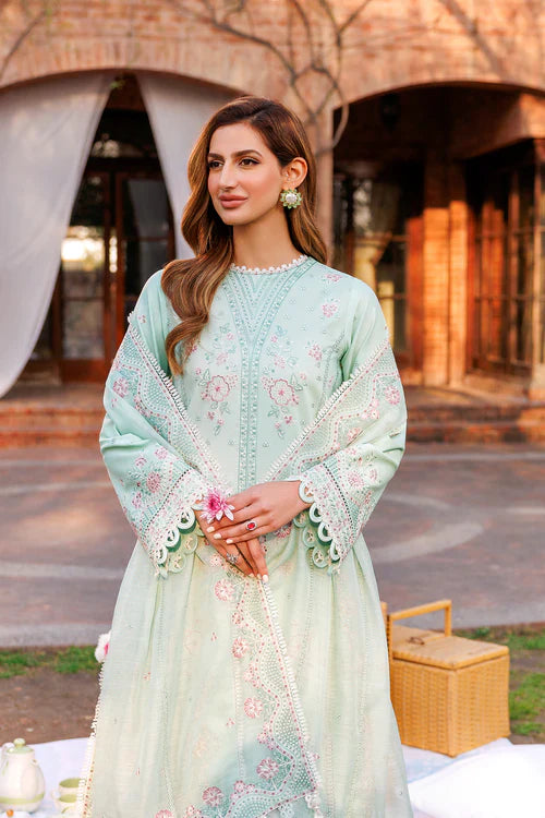 Farasha | Kaavish Lawn 24 | WHISPER MINT by Farasha - Designer Dress - Type: Ladies Clothes - Available at Libayah - 100% Original