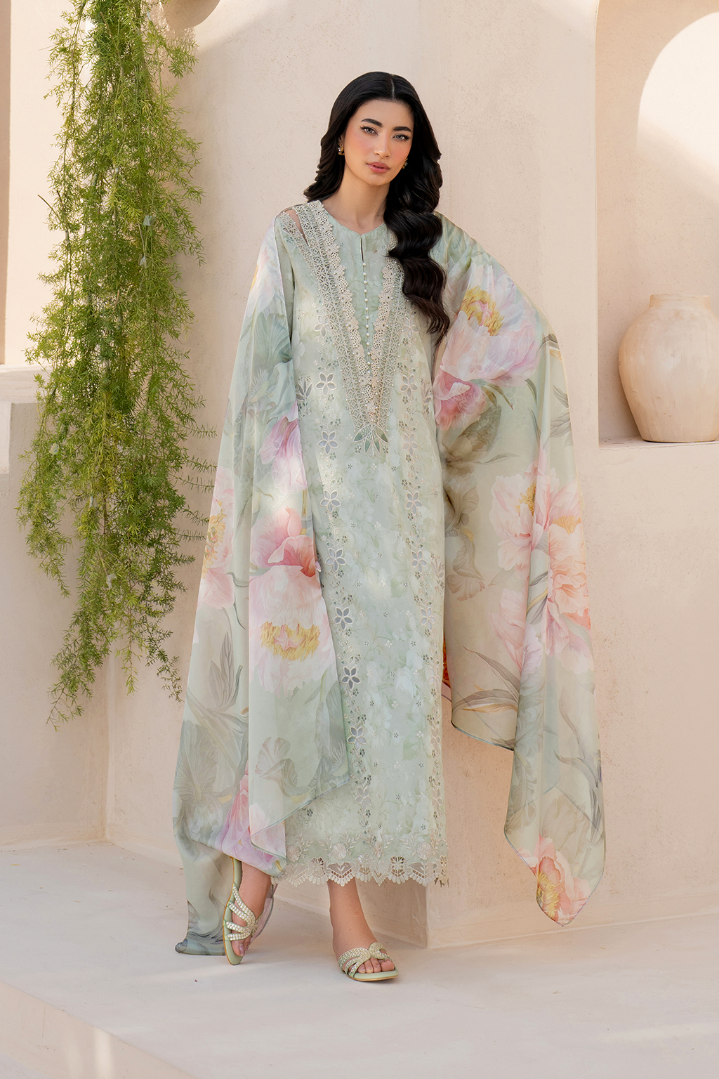 Iznik | Festive Lawn 25 | EFL-07 by Iznik - Designer Dress - Type: Ladies Clothes - Available at Libayah - 100% Original