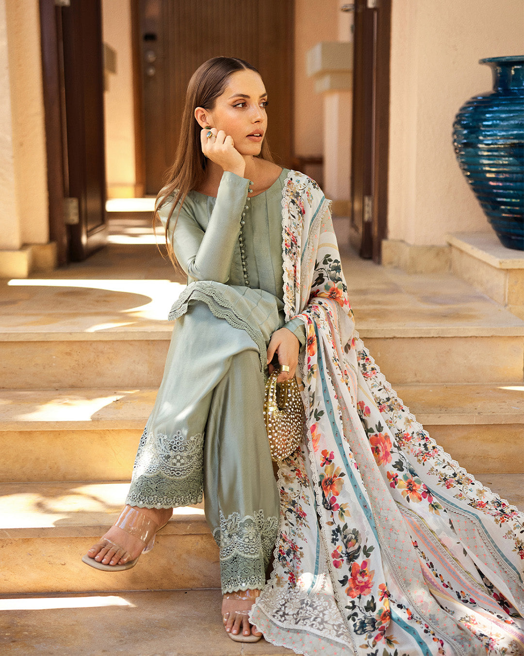 Faiza Saqlain | Carmela Luxury Pret | Arnett by Faiza Saqlain - Designer Dress - Type: Ladies Clothes - Available at Libayah - 100% Original
