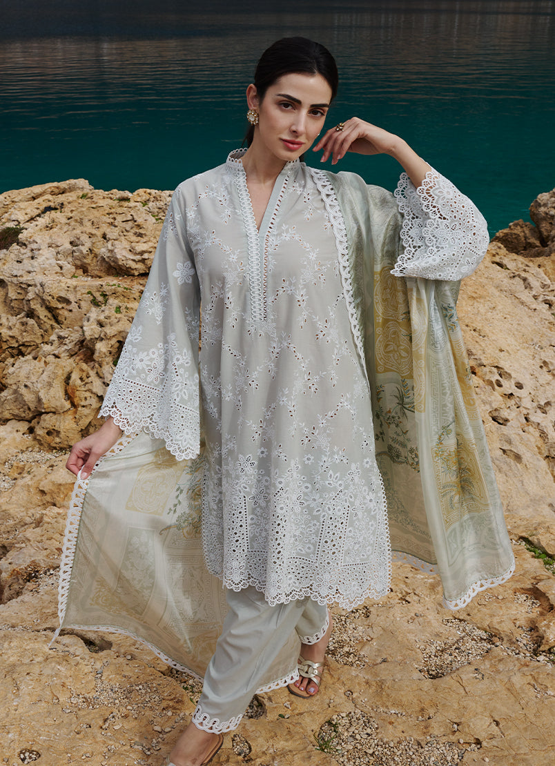 Image | Lawnkari 25 | Melek by Image - Designer Dress - Type: Ladies Clothes - Available at Libayah - 100% Original