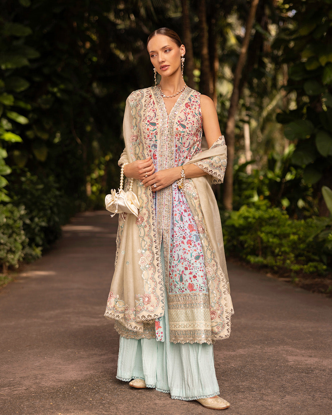 Faiza Saqlain | Zinnia Lawn 25 | Danica by Faiza Saqlain - Designer Dress - Type: Ladies Clothes - Available at Libayah - 100% Original