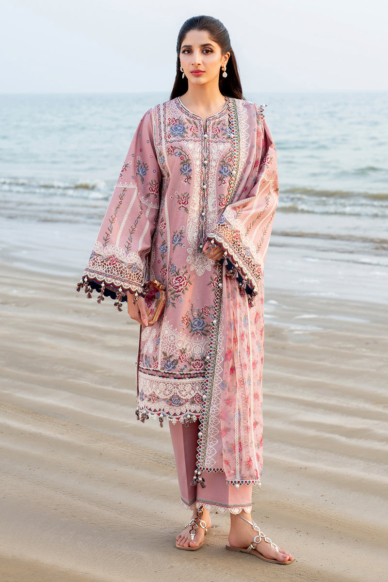 Jazmin | Shahkaar Luxury Lawn 25 | SL25-D2 by Jazmin - Designer Dress - Type: Ladies Clothes - Available at Libayah - 100% Original