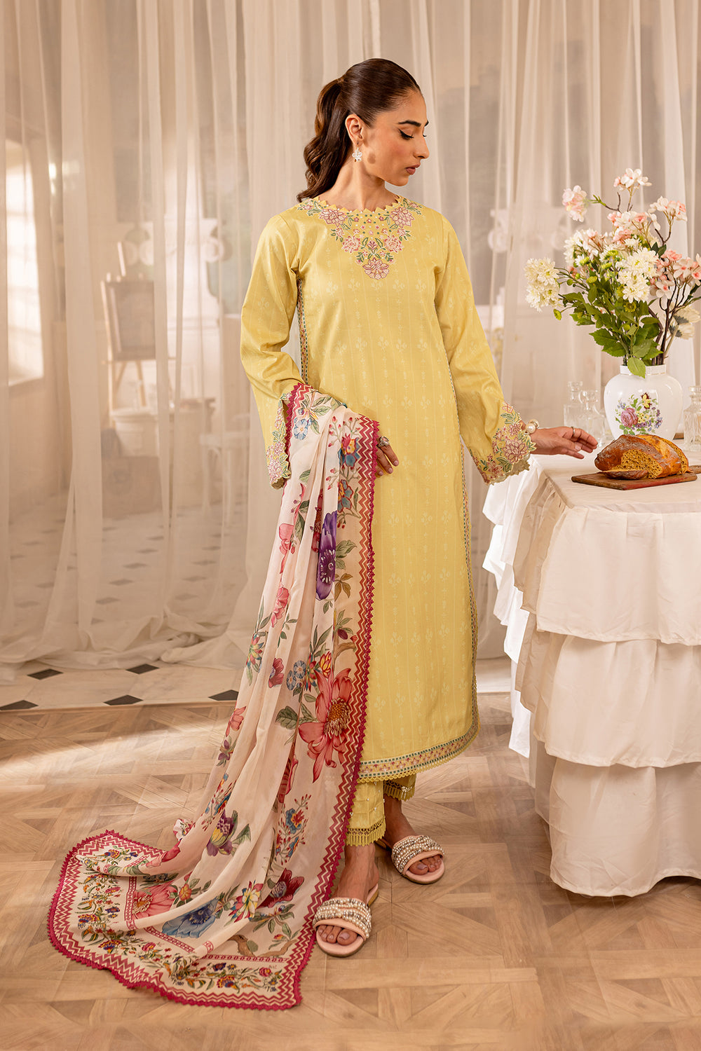 Farasha | Seraya Lawn 24 | FERN by Farasha - Designer Dress - Type: Ladies Clothes - Available at Libayah - 100% Original