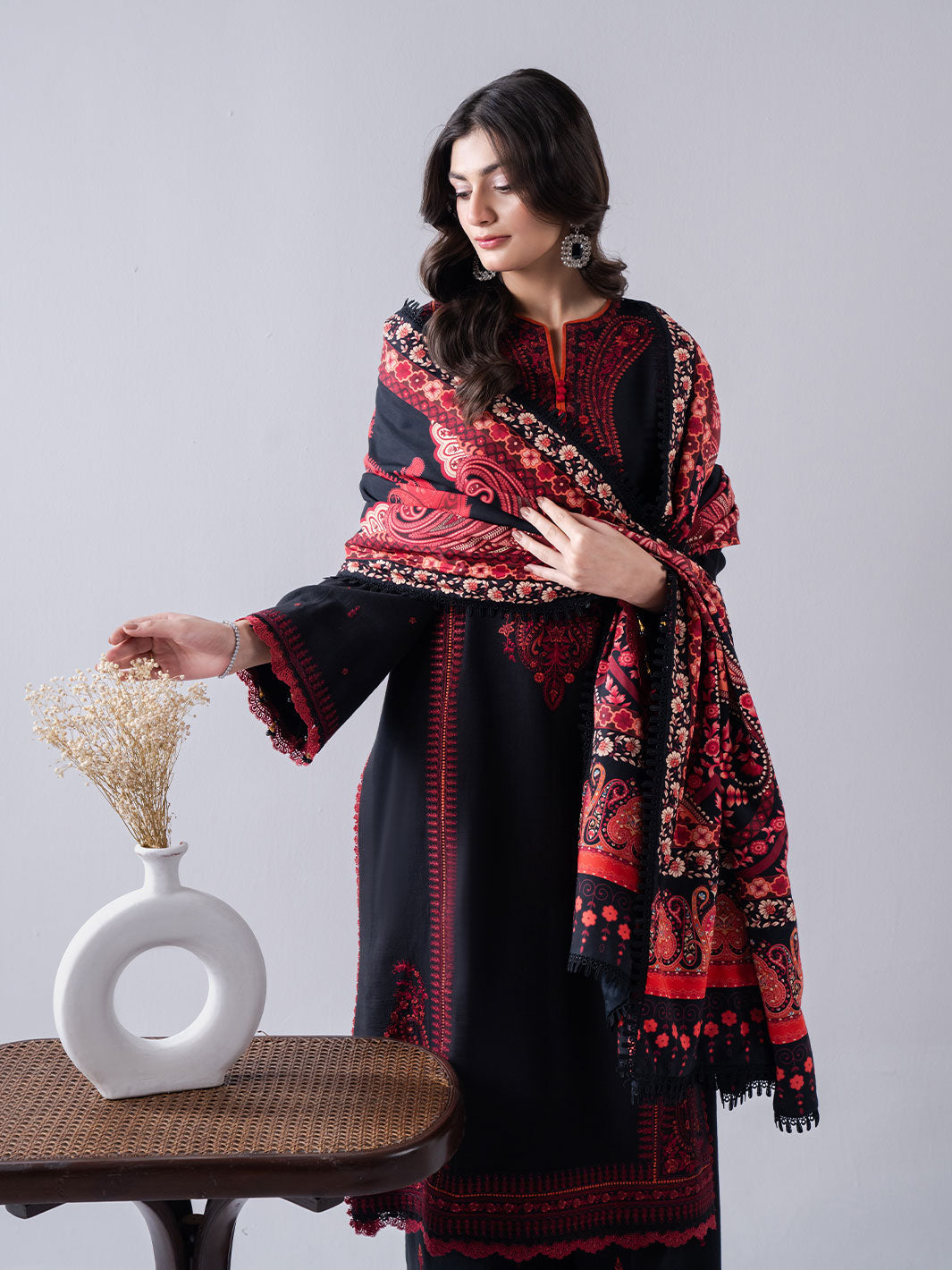 Faiza Faisal | Winter Edit 2024 | ZAREEN by Faiza Faisal - Designer Dress - Type: Ladies Clothes - Available at Libayah - 100% Original