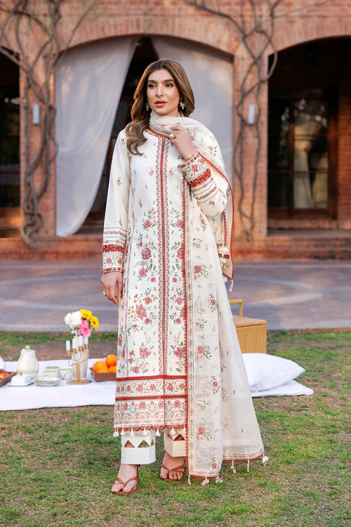 Farasha | Kaavish Lawn 24 | SURREAL WHITE by Farasha - Designer Dress - Type: Ladies Clothes - Available at Libayah - 100% Original