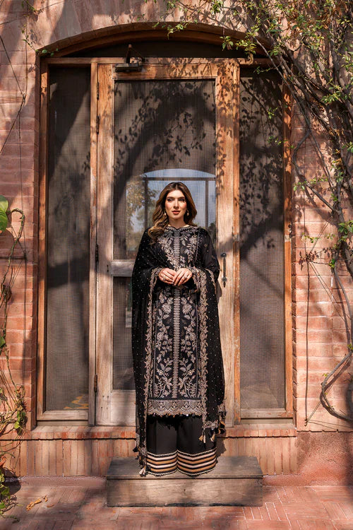 Farasha | Kaavish Lawn 24 | RAVEN AURA by Farasha - Designer Dress - Type: Ladies Clothes - Available at Libayah - 100% Original