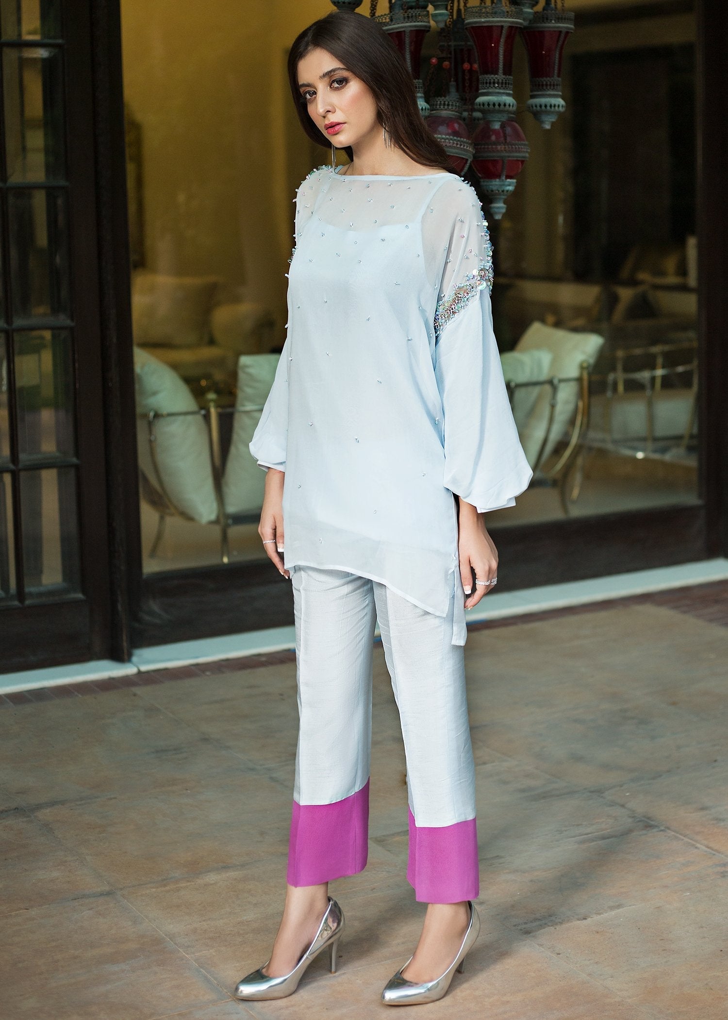 Hana | Serendipity Ready to Wear | Blue Berry Swirl by Hana - Designer Dress - Type: Ladies Clothes - Available at Libayah - 100% Original