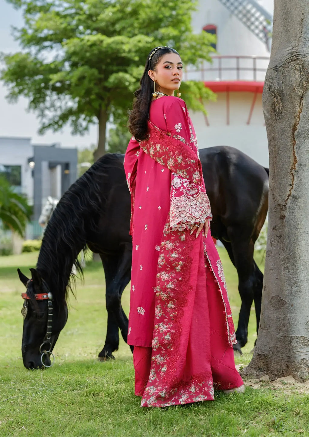 Elaf Premium | Luxury Lawn 25 | ELH-6B JULIET by Elaf Premium - Designer Dress - Type: Ladies Clothes - Available at Libayah - 100% Original