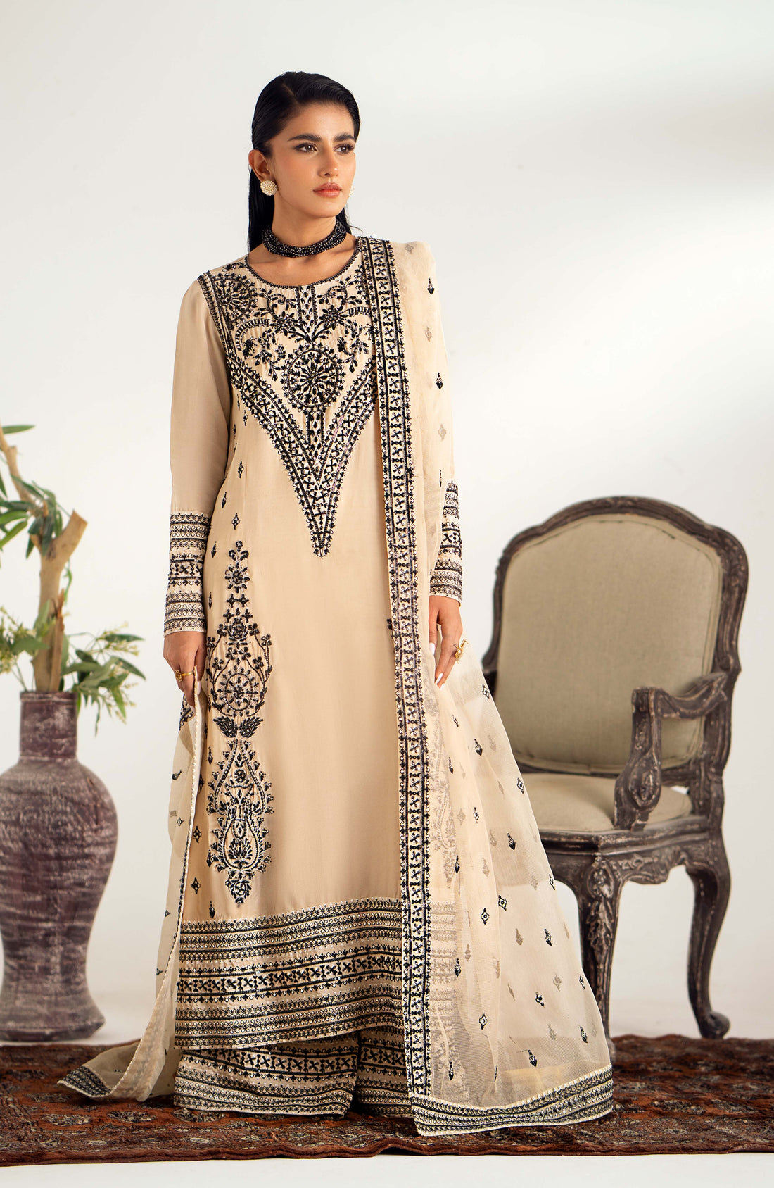 Maryum N Maria | Dastan Formals | DEYA - MS40022 by Maryam N Maria - Designer Dress - Type: Ladies Clothes - Available at Libayah - 100% Original