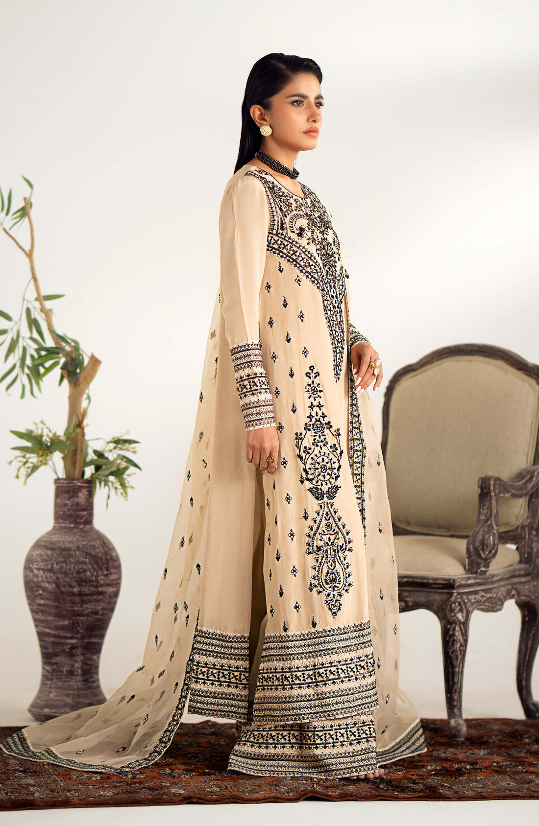 Maryum N Maria | Dastan Formals | DEYA - MS40022 by Maryam N Maria - Designer Dress - Type: Ladies Clothes - Available at Libayah - 100% Original