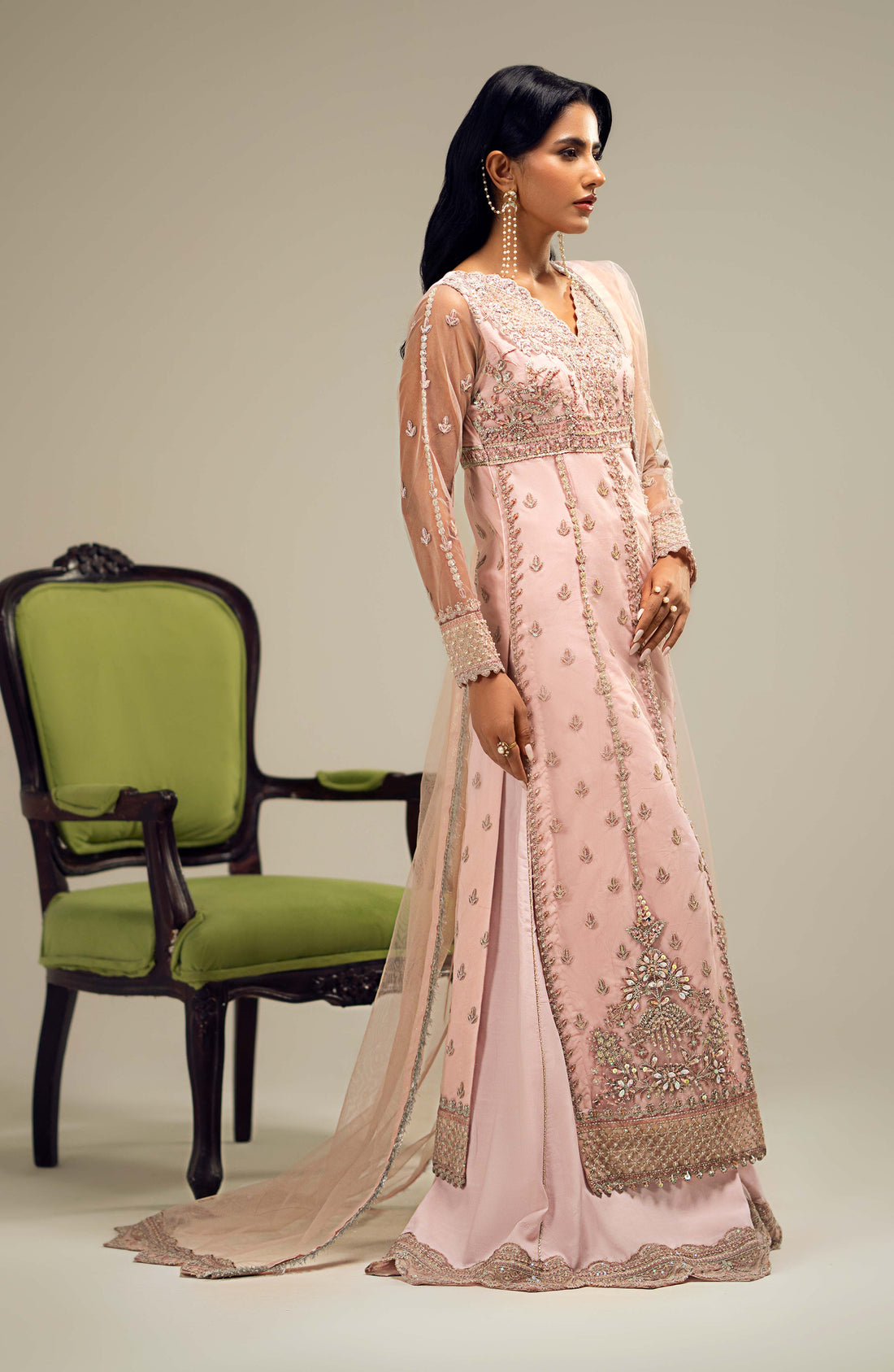 Maryum N Maria | Dastan Formals | MARA - MS40025 by Maryam N Maria - Designer Dress - Type: Ladies Clothes - Available at Libayah - 100% Original