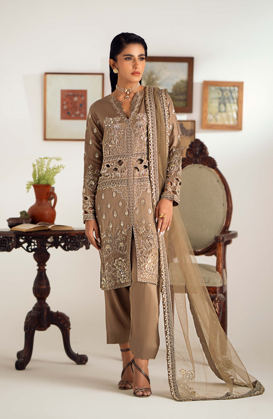 Maryum N Maria | Dastan Formals | ARELA - MS40029 by Maryam N Maria - Designer Dress - Type: Ladies Clothes - Available at Libayah - 100% Original