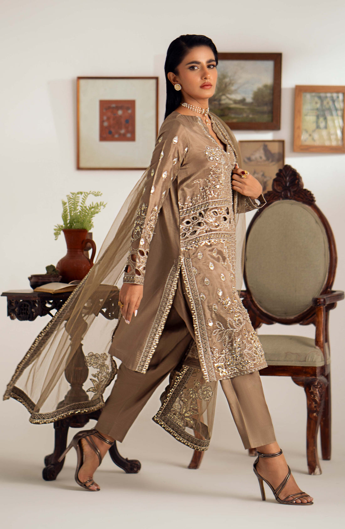 Maryum N Maria | Dastan Formals | ARELA - MS40029 by Maryam N Maria - Designer Dress - Type: Ladies Clothes - Available at Libayah - 100% Original