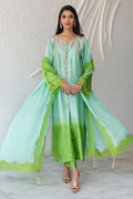 Chic Ophicial | Celenia Pret | Ombre Green by Chic Ophicial - Designer Dress - Type: Ladies Clothes - Available at Libayah - 100% Original