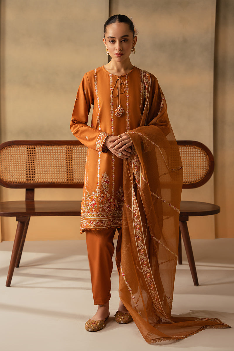 Cross Stitch | Mahiri Embroidered Lawn 24 | RUSTIC AURA by Cross Stitch - Designer Dress - Type: Ladies Clothes - Available at Libayah - 100% Original