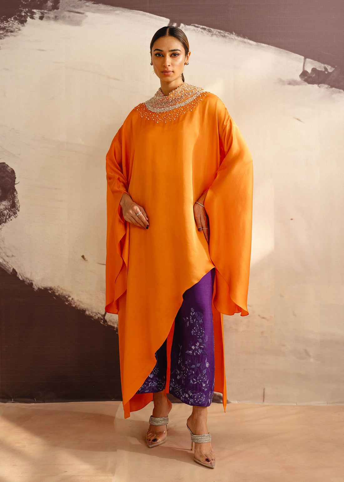 Mahgul | Eye of Cemal | Mandarin Glow by Mahgul - Designer Dress - Type: Ladies Clothes - Available at Libayah - 100% Original