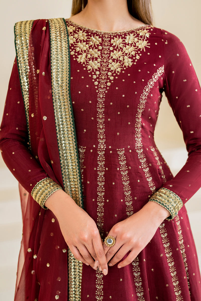 Jazmin | Formals Collection | Raw Silk UR-7018 by Jazmin - Designer Dress - Type: Ladies Clothes - Available at Libayah - 100% Original