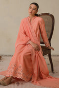 Cross Stitch | Chikankari Lawn 24 | CORAL HAZE by Cross Stitch - Designer Dress - Type: Ladies Clothes - Available at Libayah - 100% Original