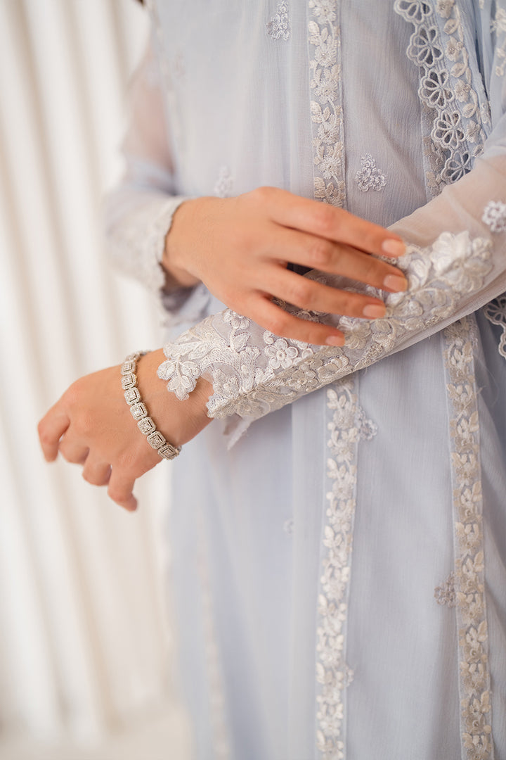 Azure | Ensembles Embroidered Formals | Serenity Sky by Azure - Designer Dress - Type: Ladies Clothes - Available at Libayah - 100% Original