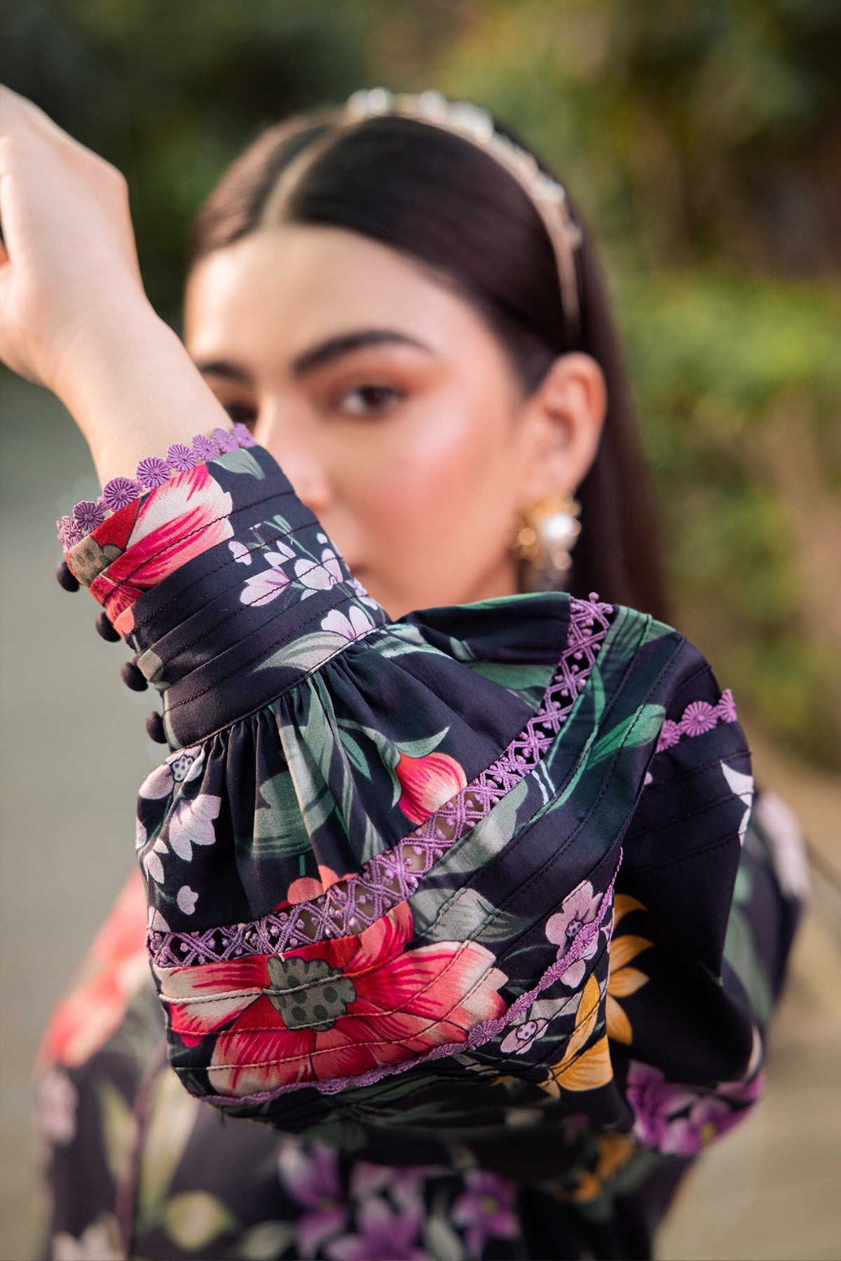 Alizeh | Sheen Lawn Prints 24 | VIOLA by Alizeh - Designer Dress - Type: Ladies Clothes - Available at Libayah - 100% Original