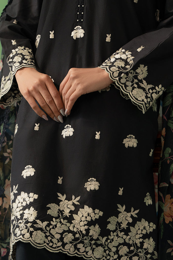 Cross Stitch | Mahiri Embroidered Lawn 24 | RAVEN FLORA by Cross Stitch - Designer Dress - Type: Ladies Clothes - Available at Libayah - 100% Original