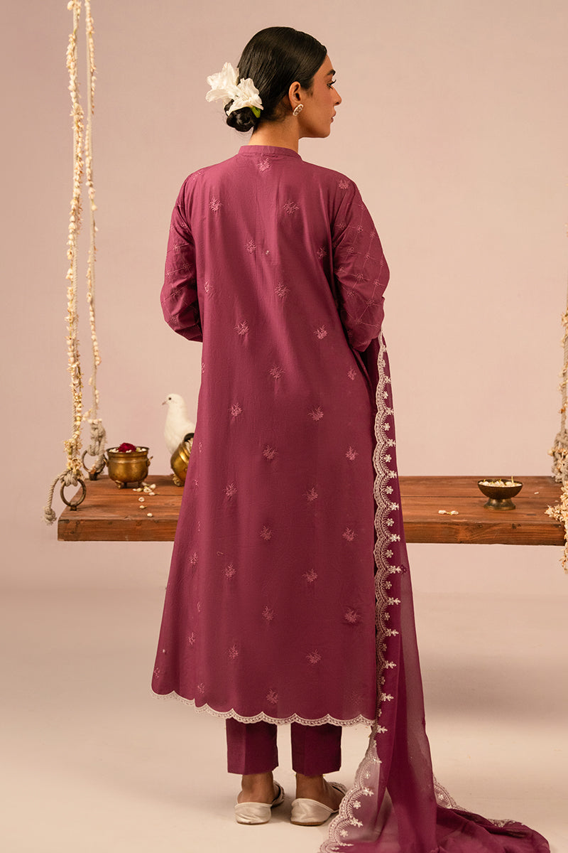Cross Stitch | Mahiri Embroidered Lawn 24 | VIOLET QUARTZ by Cross Stitch - Designer Dress - Type: Ladies Clothes - Available at Libayah - 100% Original