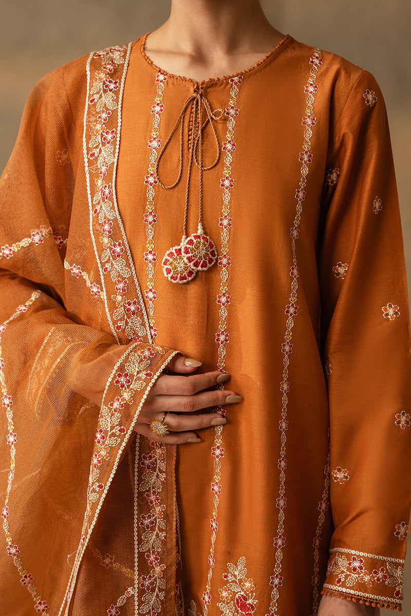 Cross Stitch | Mahiri Embroidered Lawn 24 | RUSTIC AURA by Cross Stitch - Designer Dress - Type: Ladies Clothes - Available at Libayah - 100% Original