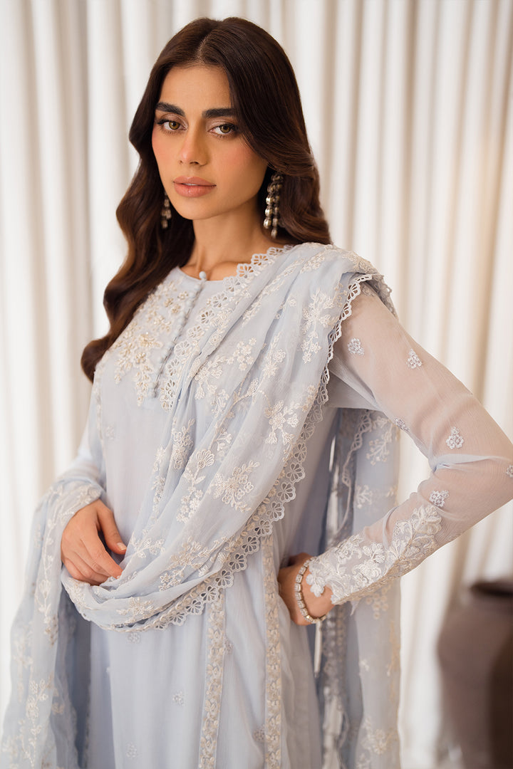 Azure | Ensembles Embroidered Formals | Serenity Sky by Azure - Designer Dress - Type: Ladies Clothes - Available at Libayah - 100% Original