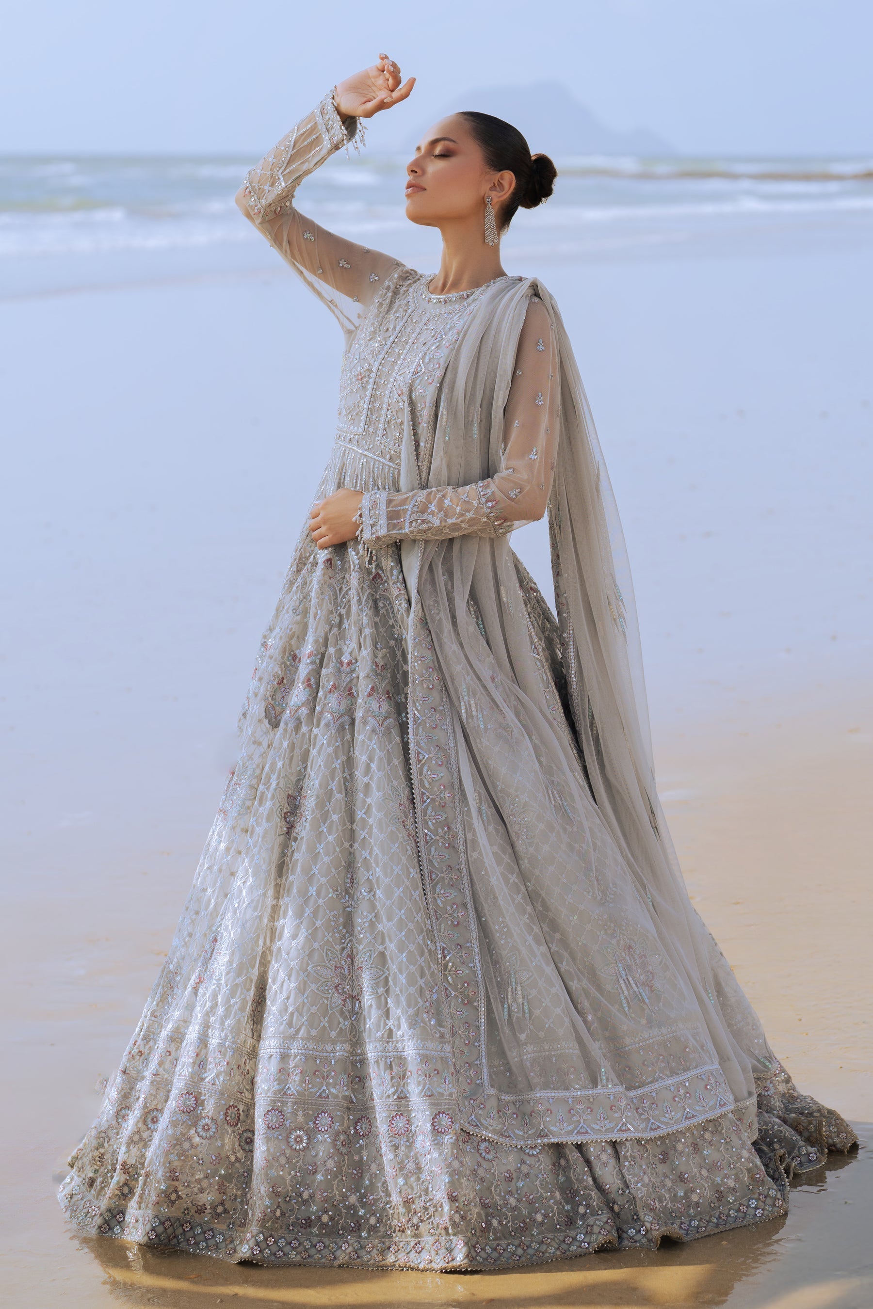 Naqshi | Sahil Kinaray | VALERIA by Naqshi - Designer Dress - Type: Ladies Clothes - Available at Libayah - 100% Original