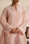 Cross Stitch | Embroidered Lawn Mahiri 24 | SILVER PINK by Cross Stitch - Designer Dress - Type: Luxury - Available at Libayah - 100% Original
