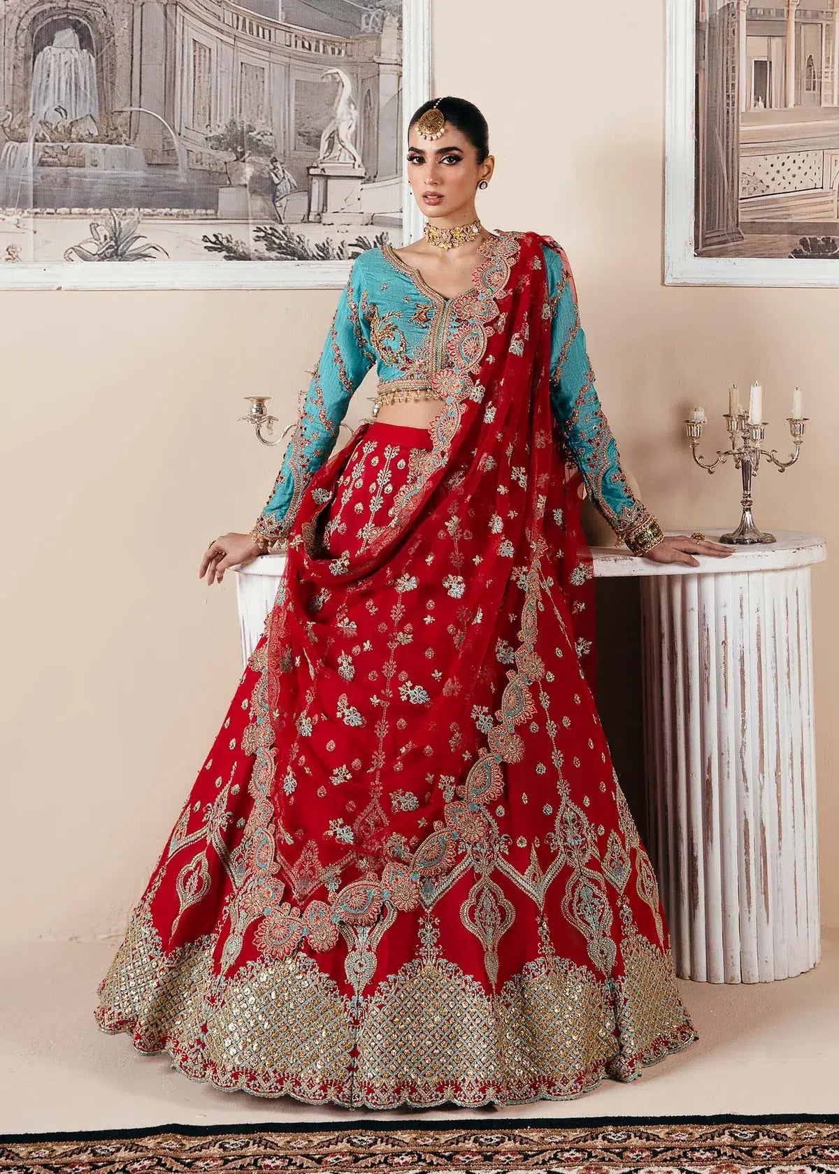 Dastoor | Noor-E-Jahan Wedding Collection'24 | Mumtaz by Dastoor - Designer Dress - Type: Ladies Clothes - Available at Libayah - 100% Original