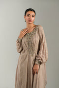 Ammara Khan | Lily Luxury Formals 24 | NUDE ROSE KAFTAN (D-06) by Ammara Khan - Designer Dress - Type: Ladies Clothes - Available at Libayah - 100% Original