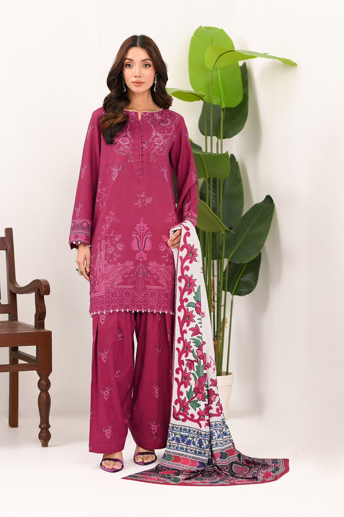 So Kamal | Winter Khaddar | KHADDAR SUIT SK29 by So Kamal - Designer Dress - Type: Ladies Clothes - Available at Libayah - 100% Original