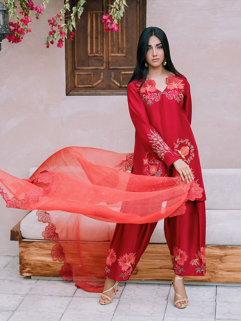 Farah Zubair | Luxury Pret | Shirin by Farah Zubair - Designer Dress - Type: Ladies Clothes - Available at Libayah - 100% Original