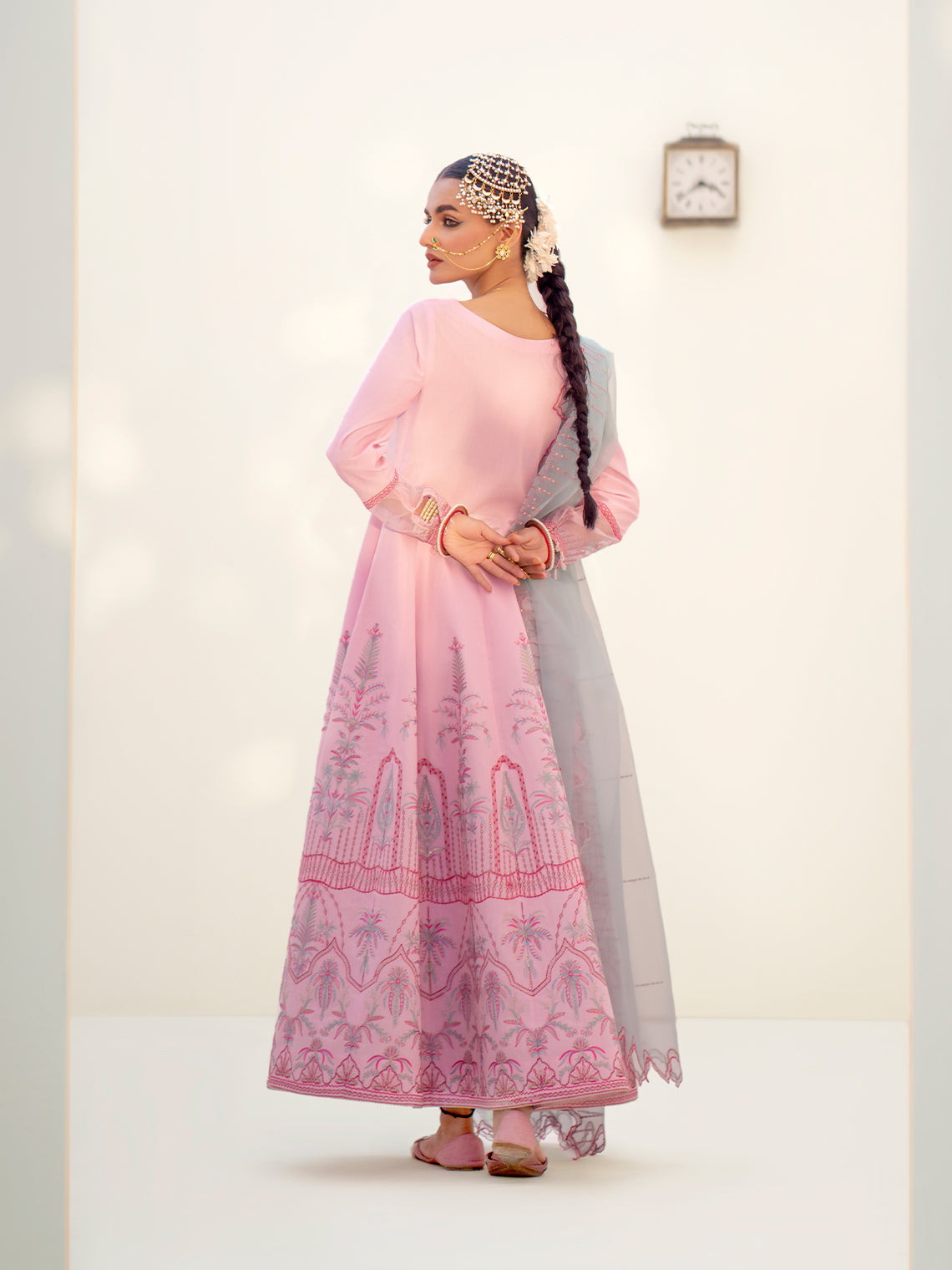Fozia Khalid | Eid Edit 24 | Cranberry Pink by Fozia Khalid - Designer Dress - Type: Ladies Clothes - Available at Libayah - 100% Original