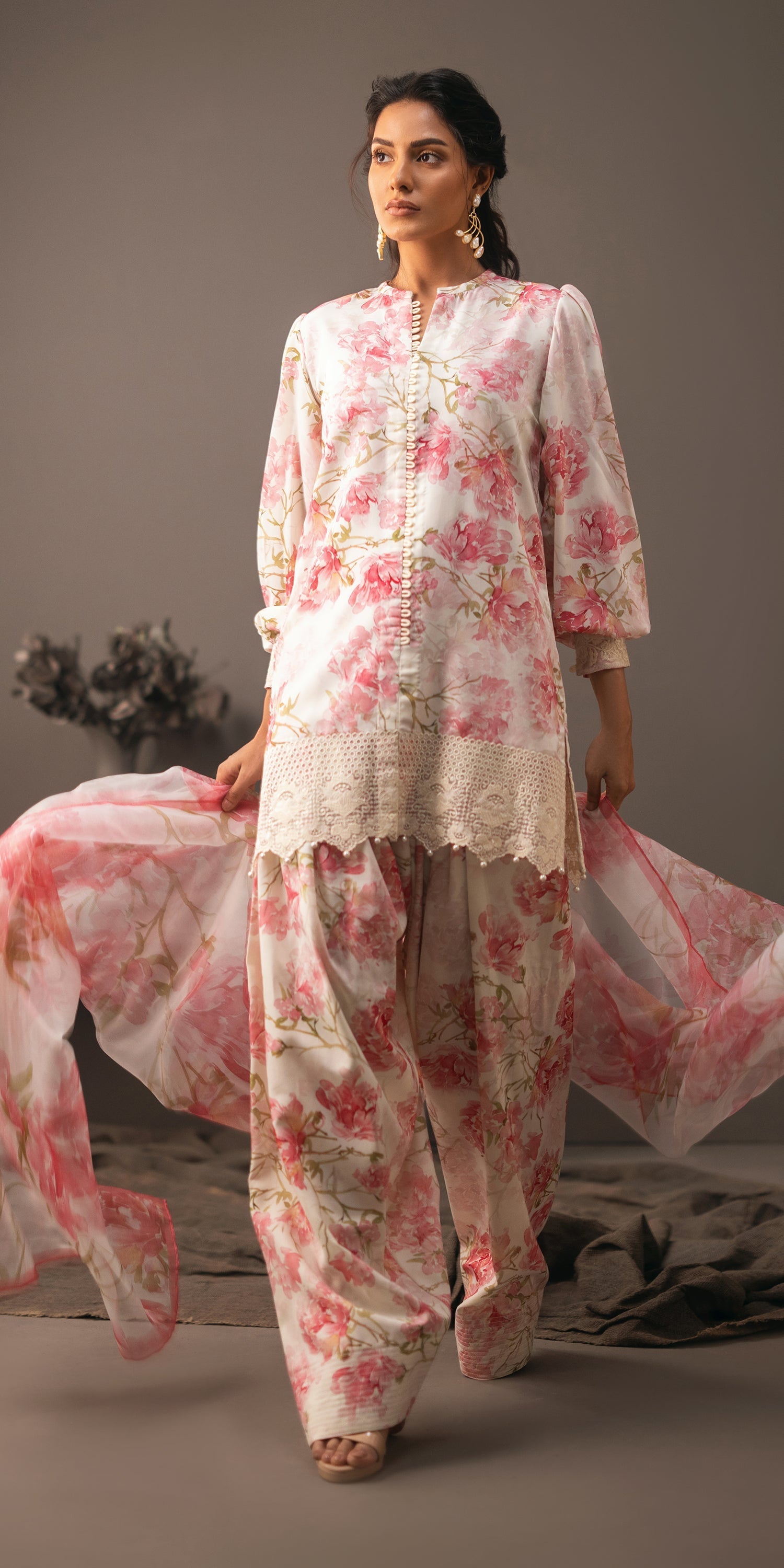 Erum Khan | Beyond Basic | BOLD BOUQUET by Erum Khan - Designer Dress - Type: Ladies Clothes - Available at Libayah - 100% Original