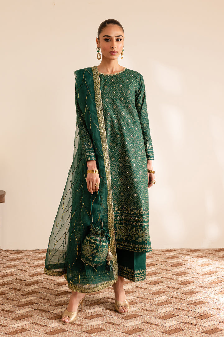 Batik | Reception Luxe Edit | Forest Green by Batik - Designer Dress - Type: Ladies Clothes - Available at Libayah - 100% Original