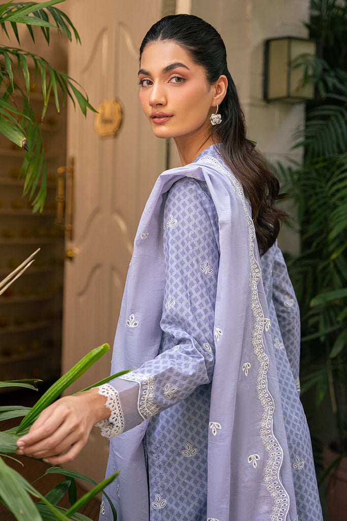 Cross Stitch | Mahiri Embroidered Lawn 24 | LILAC WHISPER by Cross Stitch - Designer Dress - Type: Ladies Clothes - Available at Libayah - 100% Original