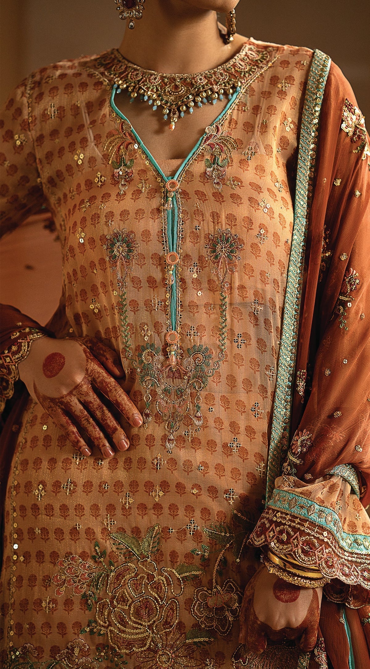 Myeesha | Nayab Formals | Marjan by Myeesha - Designer Dress - Type: Ladies Clothes - Available at Libayah - 100% Original
