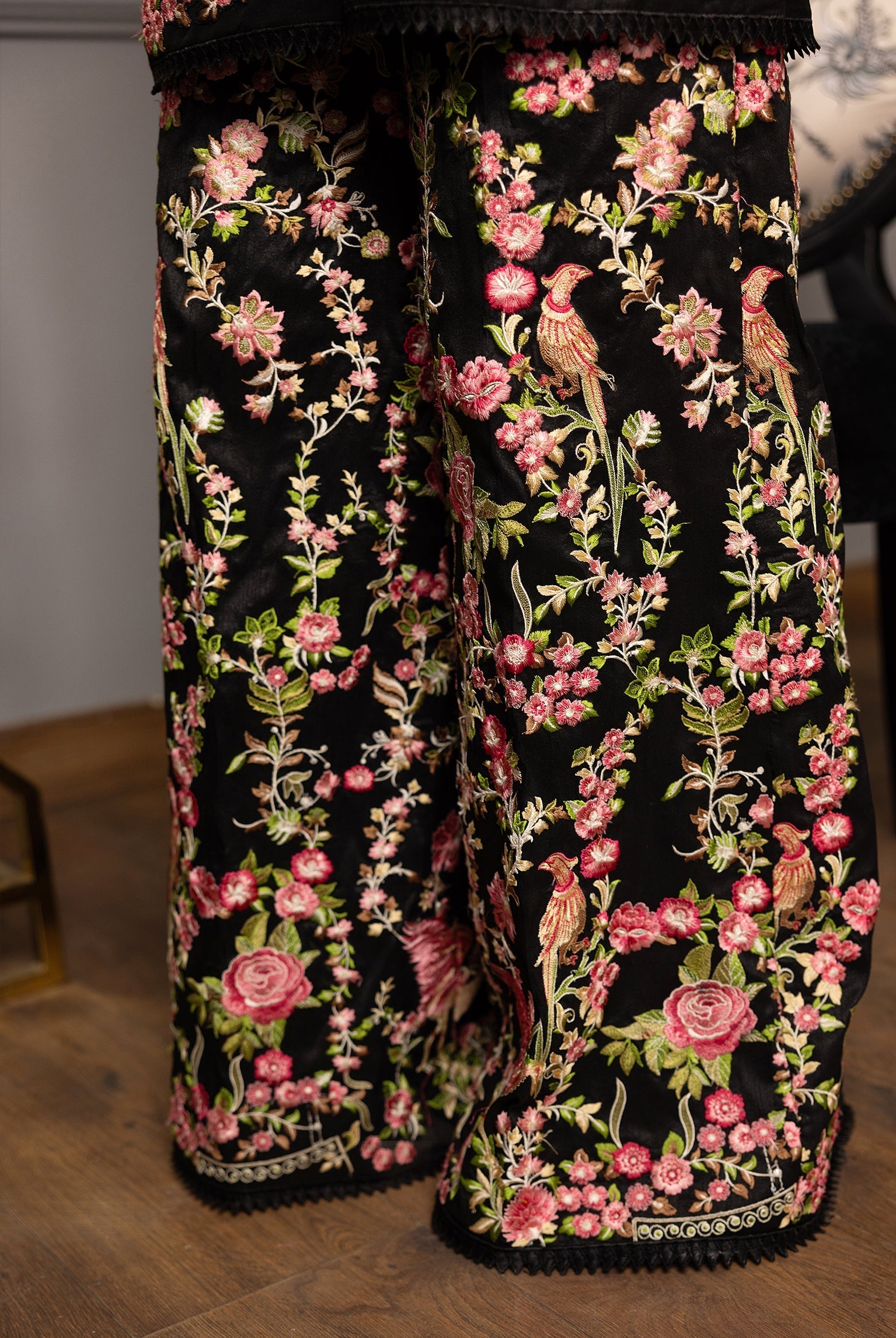 Threads and Motifs | Formal Dresses 25 | Embroidered Jacket With Trouser by Threads and Motifs - Designer Dress  - Type : Ladies Clothes - Available at Libayah - 100% Original 