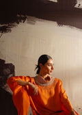 Mahgul | Eye of Cemal | Mandarin Glow by Mahgul - Designer Dress - Type: Ladies Clothes - Available at Libayah - 100% Original