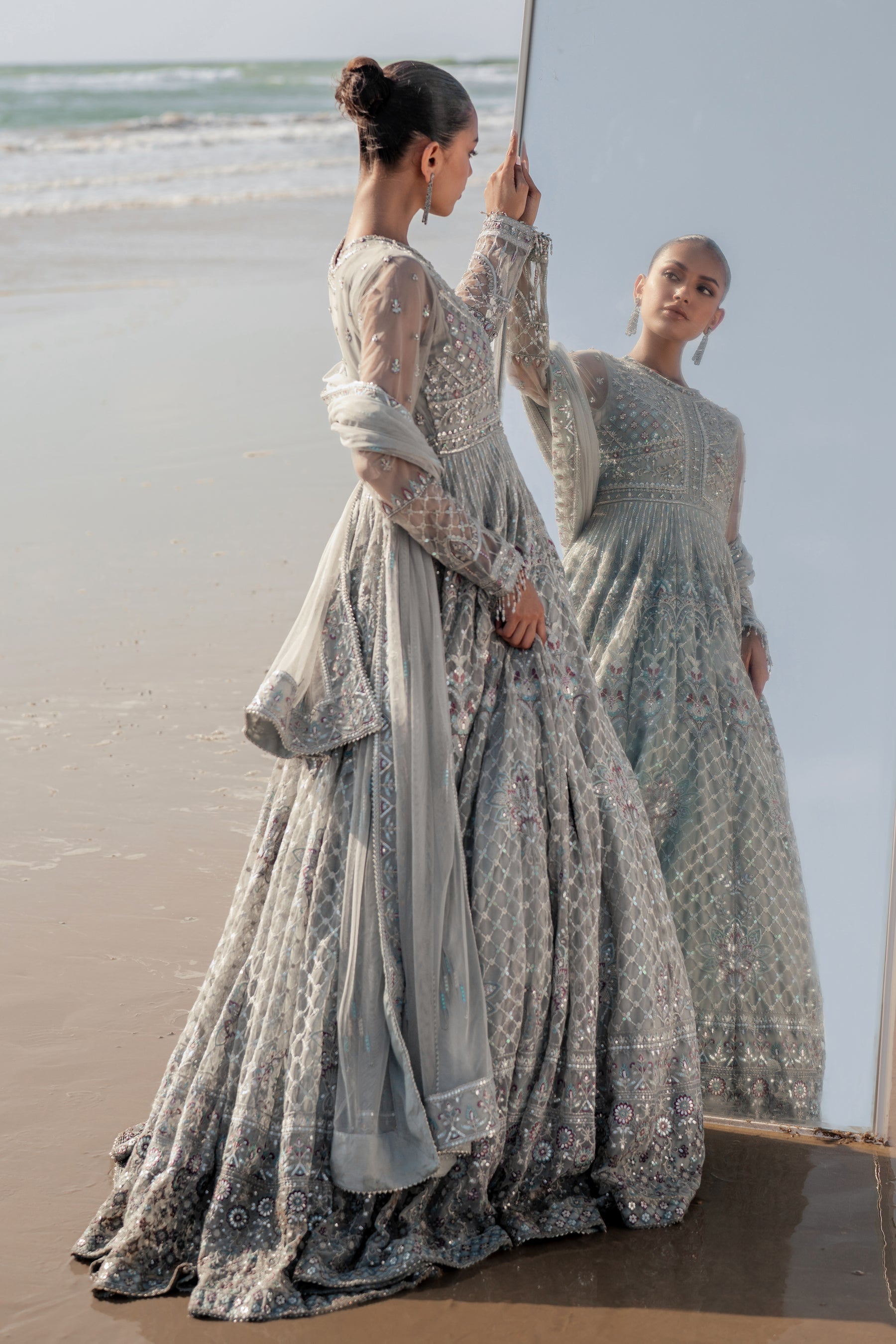Naqshi | Sahil Kinaray | VALERIA by Naqshi - Designer Dress - Type: Ladies Clothes - Available at Libayah - 100% Original