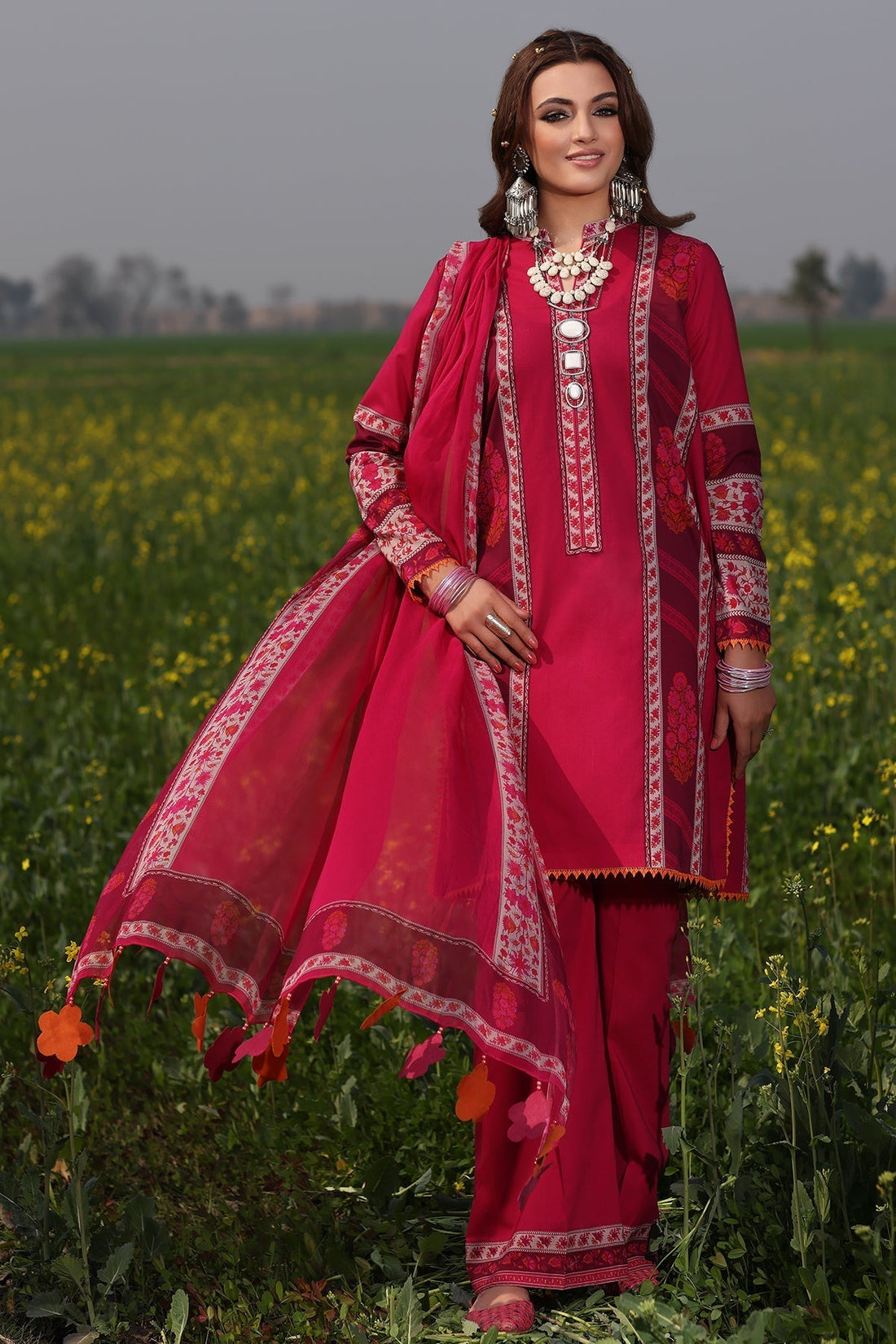 Charizma | Lawn Collection 24 | SP4-03 by Charizma - Designer Dress - Type: Casuals - Available at Libayah - 100% Original