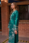 Farasha | Kaavish Lawn 24 | TEAL GARLAND by Farasha - Designer Dress - Type: Ladies Clothes - Available at Libayah - 100% Original
