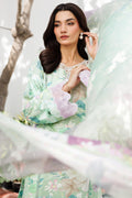 Farasha | Printed Essentials | Silken Sage by Farasha - Designer Dress  - Type : Ladies Clothes - Available at Libayah - 100% Original 