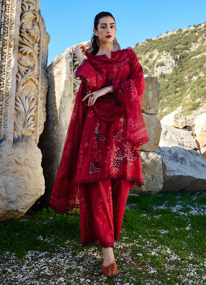 Image | Spring Printkari 25 | Ruby by Image - Designer Dress - Type: Ladies Clothes - Available at Libayah - 100% Original