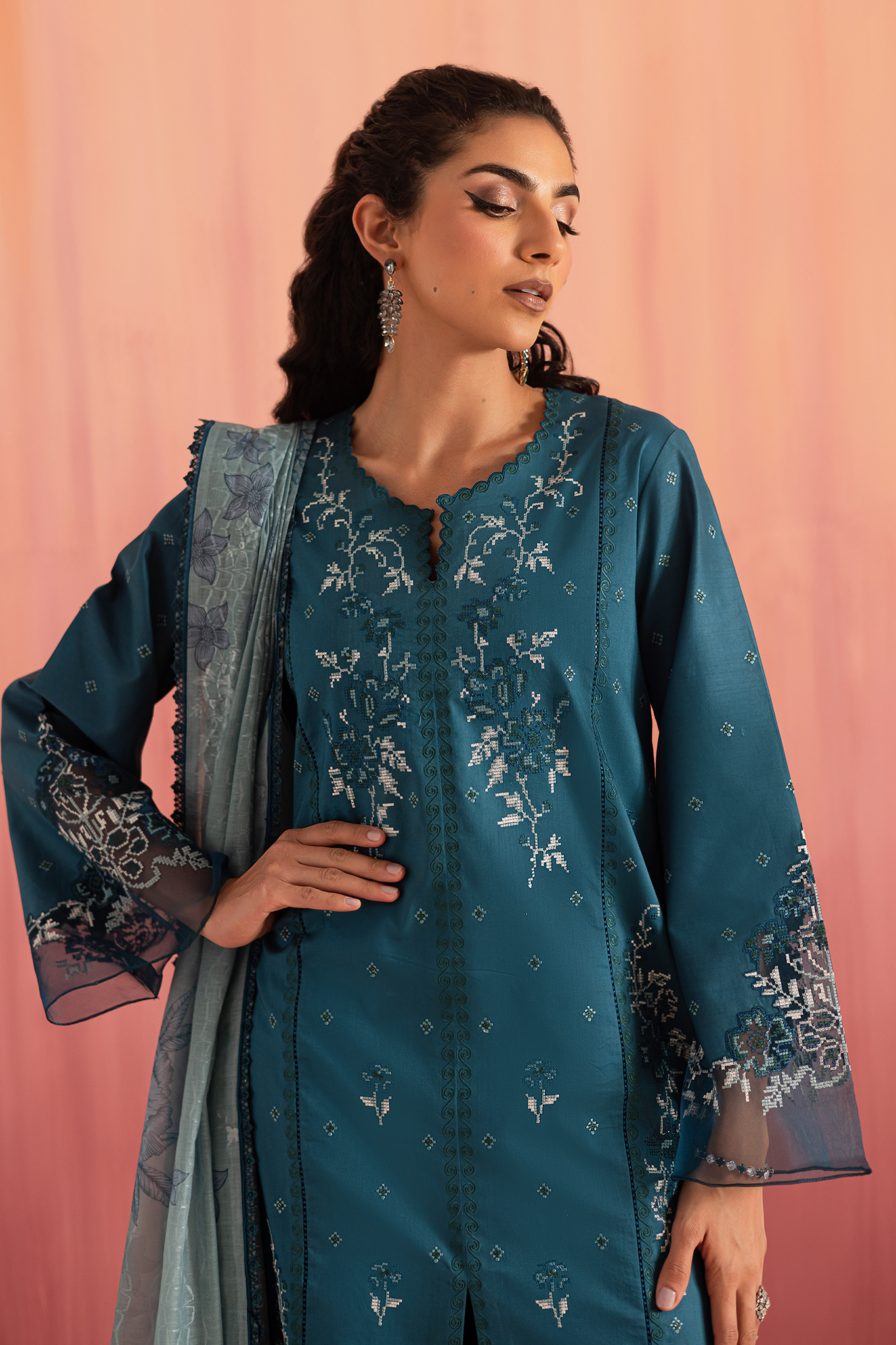 Seran | Nayab Eid Lawn | TIA by Seran - Designer Dress - Type: Ladies Clothes - Available at Libayah - 100% Original